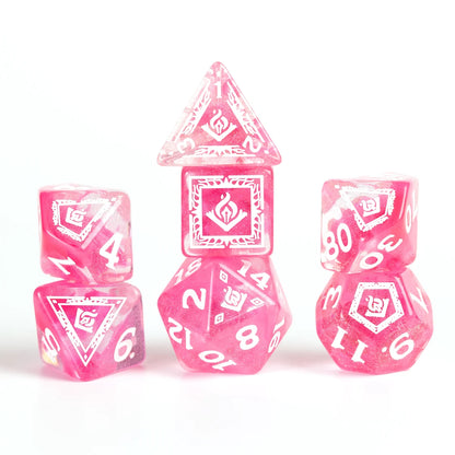 Sirius Dice: D&D Adventure Dice - Wizard - Fuchsia