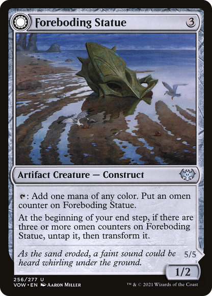 Foreboding Statue // Forsaken Thresher [Innistrad: Crimson Vow]