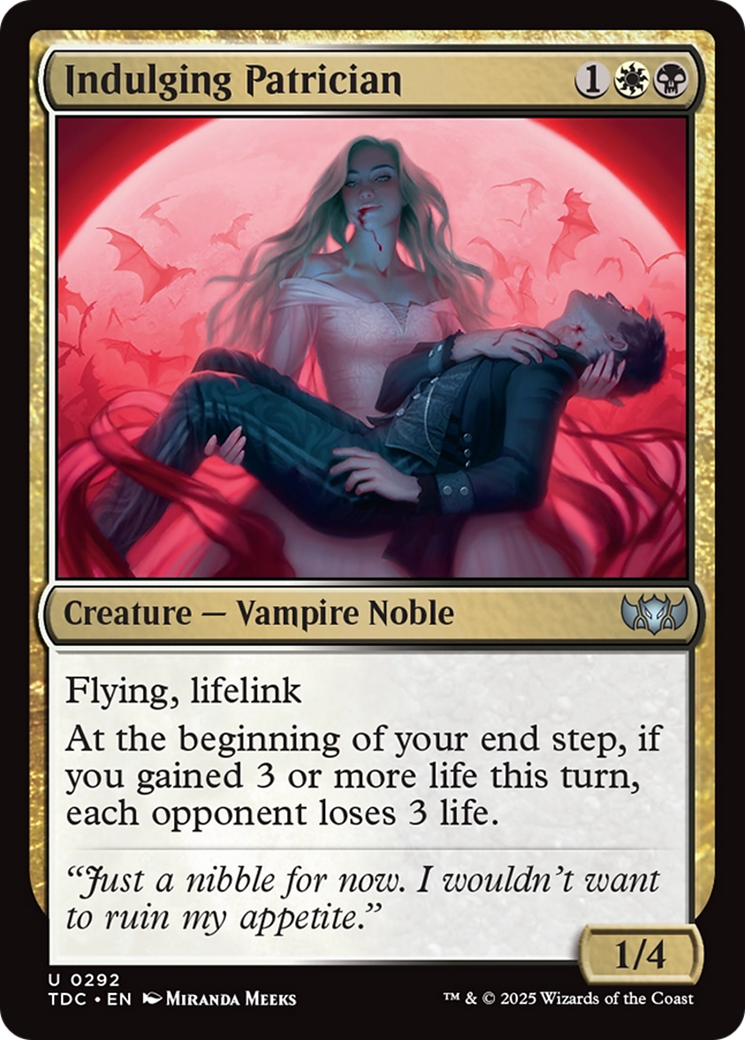 Indulging Patrician [Tarkir: Dragonstorm Commander]