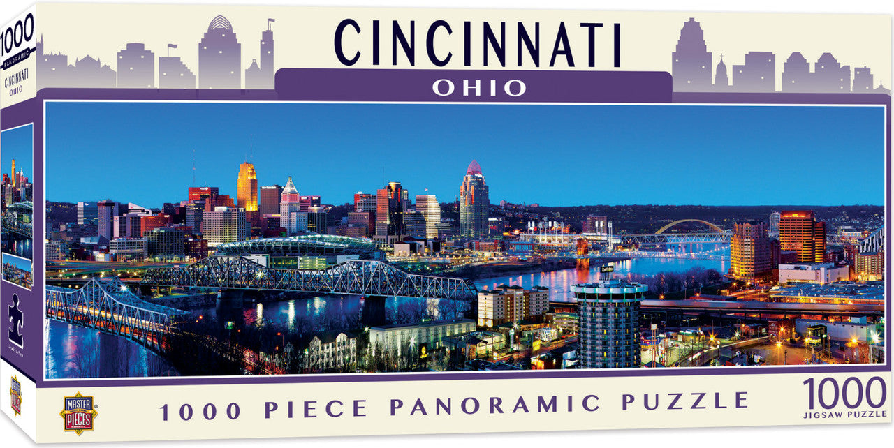 Masterpieces: Panoramic Cincinnati Ohio 1000pc