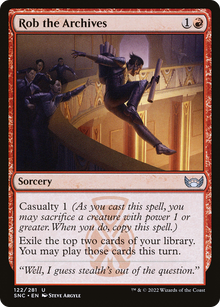 Rob the Archives [Streets of New Capenna]