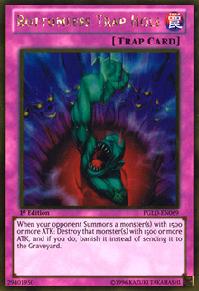 Bottomless Trap Hole [PGLD-EN069] Gold Rare