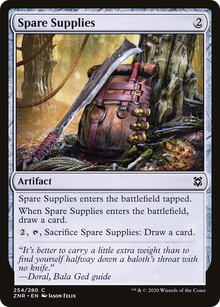 Spare Supplies [Zendikar Rising]