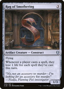 Rug of Smothering [Commander Legends: Battle for Baldur's Gate]