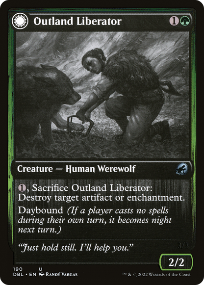 Outland Liberator // Frenzied Trapbreaker [Innistrad: Double Feature]
