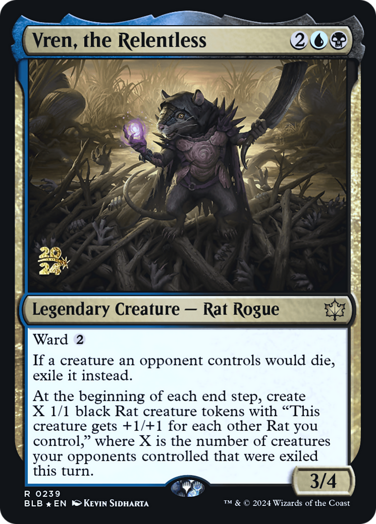 Vren, the Relentless [Bloomburrow Prerelease Promos]