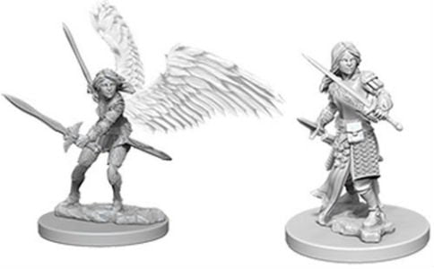 Nolzur's Marvelous Miniatures: Female Aasimar Fighter