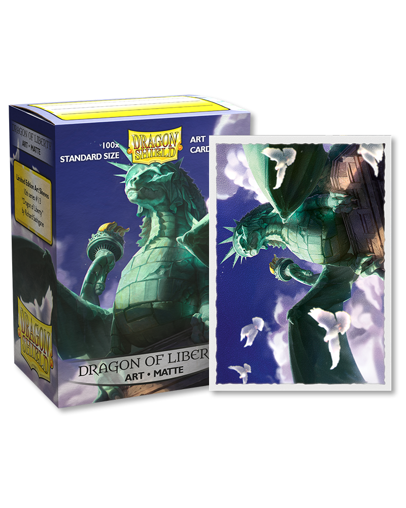 Dragon Shield: Matte Art Sleeves (100) Dragon of Liberty