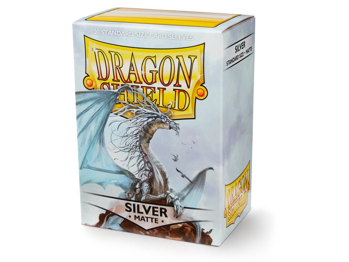 Dragon Shield: Matte Sleeves (100) - Silver
