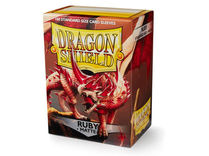 Dragon Shield: Matte Sleeves (100) - Ruby