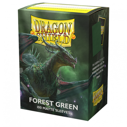 Dragon Shield: Matte Sleeves (100) - Forest Green