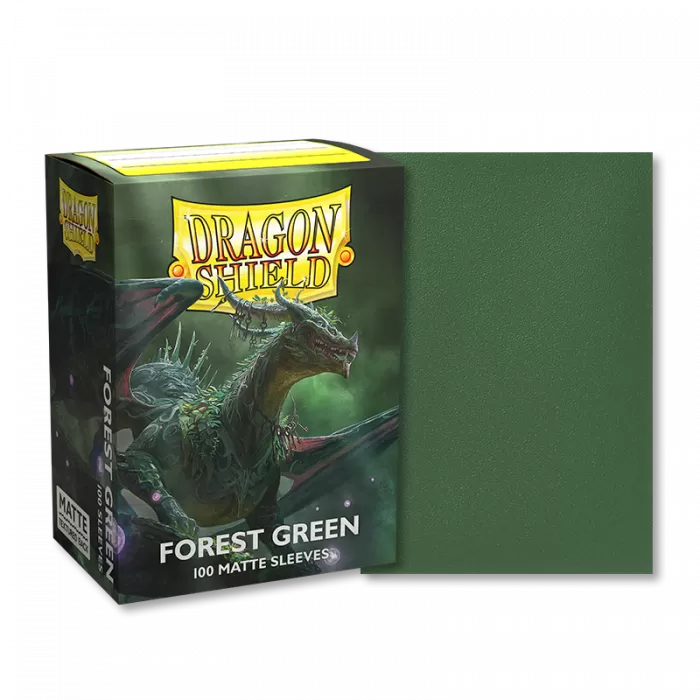 Dragon Shield: Matte Sleeves (100) Forest Green
