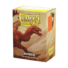 Dragon Shield: Matte Sleeves (100) Amber