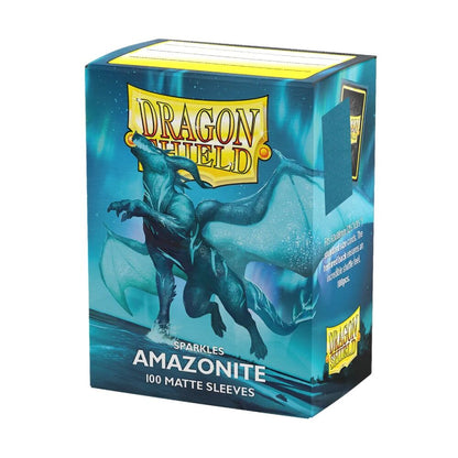 Dragon Shield: Matte Sparkles Sleeves (100) - Amazonite