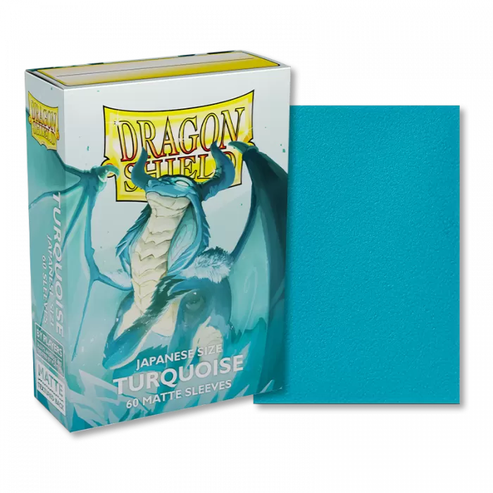 Dragon Shield: Dual Matte Sleeves (60) Turquoise