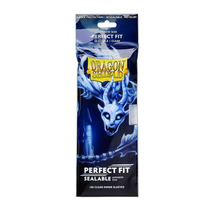 Dragon Shield: Perfect Fit (100) Sealable Japanese Clear