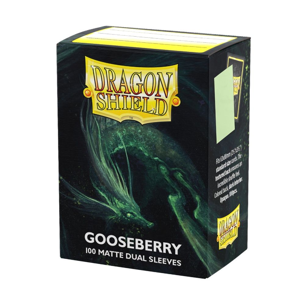 Dragon Shield: Dual Matte Sleeves (100) Gooseberry