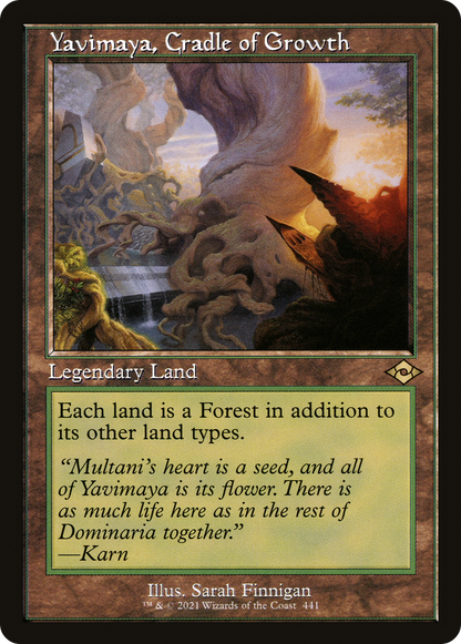 Yavimaya, Cradle of Growth (Retro) [Modern Horizons 2]
