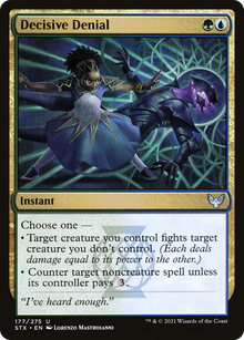 Decisive Denial [Strixhaven: School of Mages]