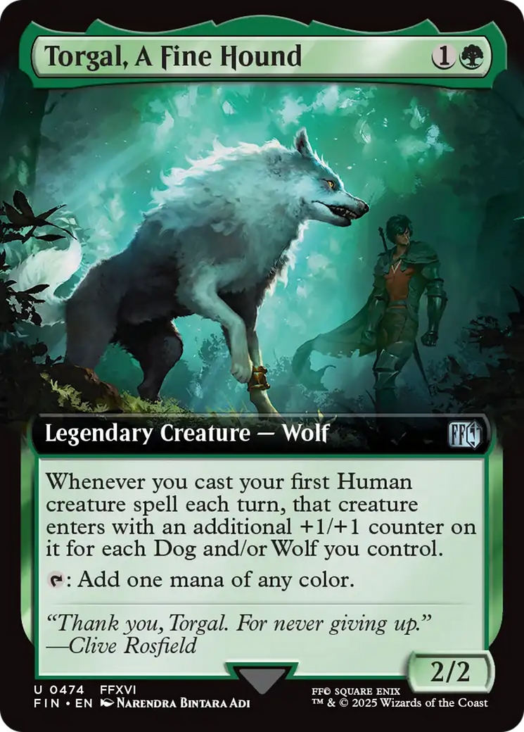 Torgal, A Fine Hound (Extended Art) [FINAL FANTASY]