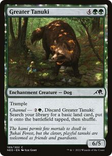Greater Tanuki [Kamigawa: Neon Dynasty]