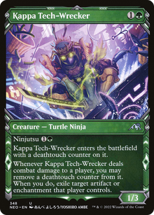 Kappa Tech-Wrecker (Showcase Ninja) [Kamigawa: Neon Dynasty]