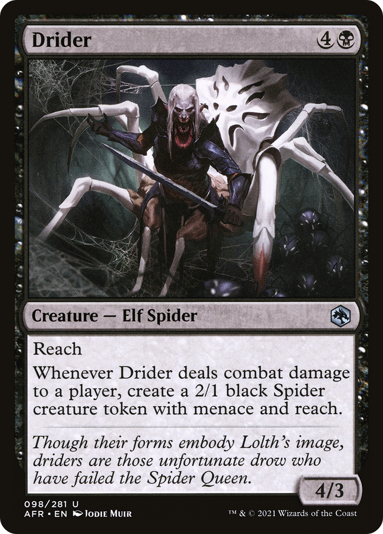 Drider [Dungeons & Dragons: Adventures in the Forgotten Realms]
