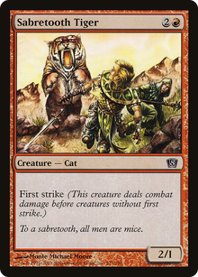 Sabretooth Tiger [Eighth Edition]