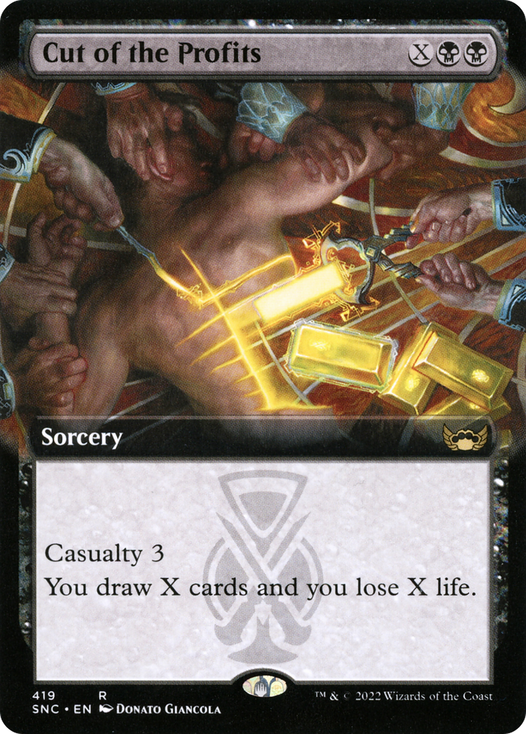 Cut of the Profits (Extended Art) [Streets of New Capenna]