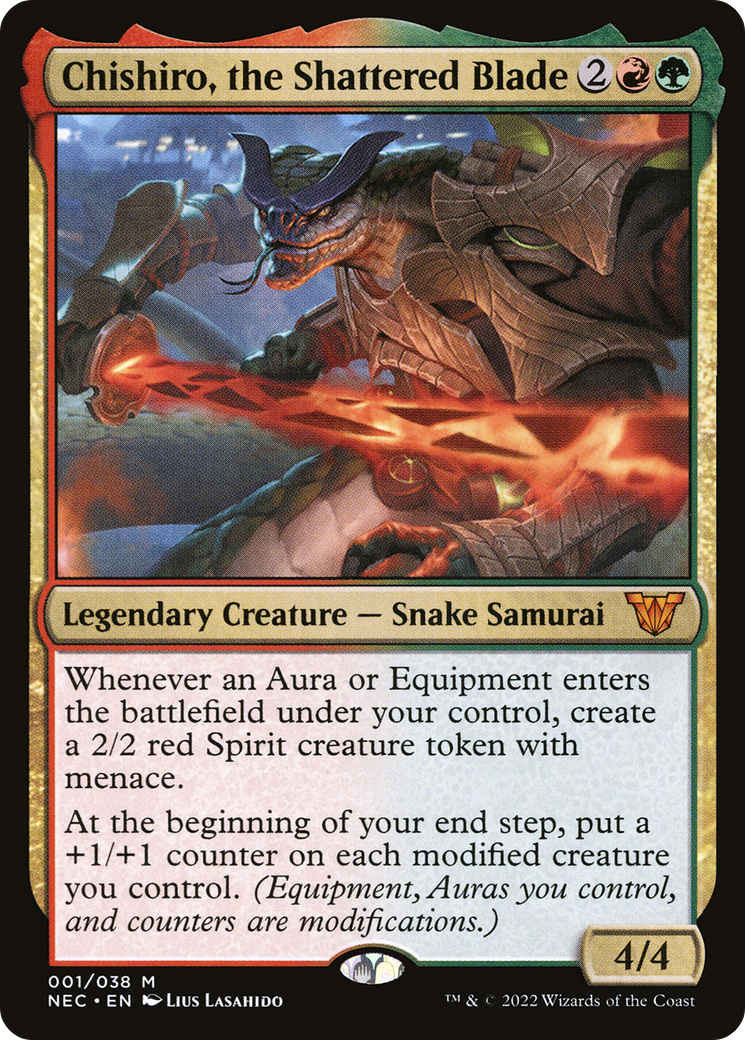 Chishiro, the Shattered Blade [Kamigawa: Neon Dynasty Commander]