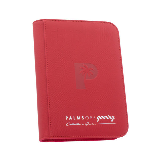 Palms Off: Collector's Series 4 Pocket Zip Binder - Red
