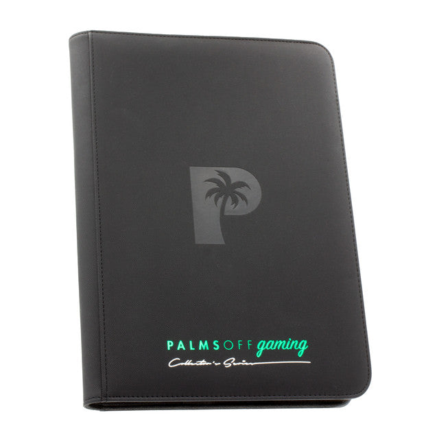 Palms Off: Collector's Series 9 Pocket Zip Binder - Black