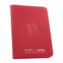 Palms Off: Collector's Series 9 Pocket Zip Binder - Red