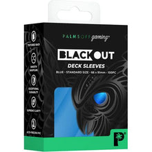 Palms Off: Blackout Deck Sleeves - Standard 100pc - Blue