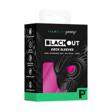 Palms Off: Blackout Deck Sleeves - Standard 100pc - Pink