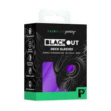 Palms Off: Blackout Deck Sleeves - Standard 100pc - Purple