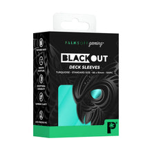 Palms Off: Blackout Deck Sleeves - Standard 100pc - Turquoise