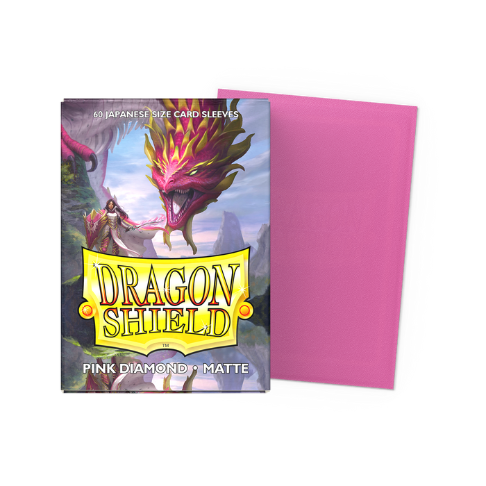 Dragon Shield: Matte Classic Sleeves (60) Pink Diamond