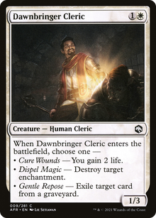 Dawnbringer Cleric [Dungeons & Dragons: Adventures in the Forgotten Realms]
