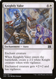 Knightly Valor [Double Masters 2022]