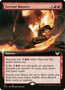 Fervent Mastery (Extended Art) [Strixhaven: School of Mages]