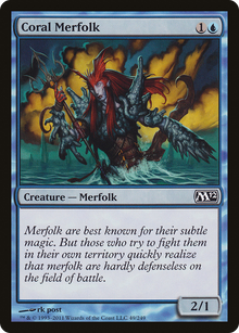 Coral Merfolk [Magic 2012]