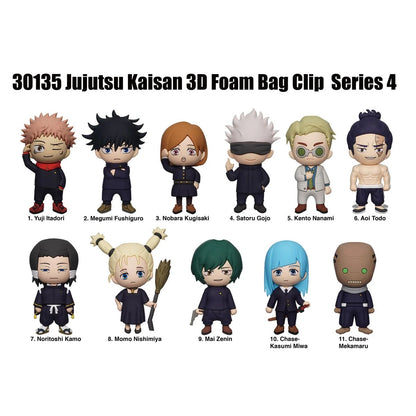 Jujutsu Kaisen - 3D PVC Bag Clips (Series 4) Blind Bag