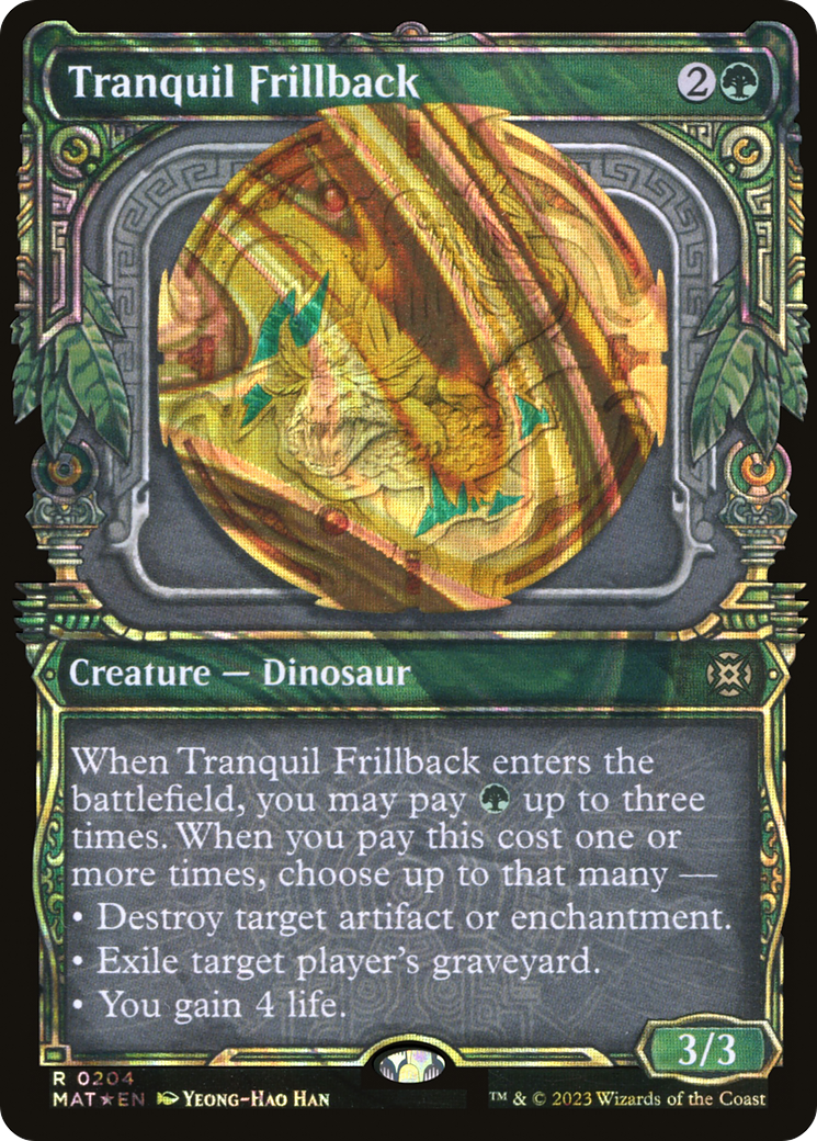Tranquil Frillback (Showcase Halo Foil) [March of the Machine: The Aftermath]