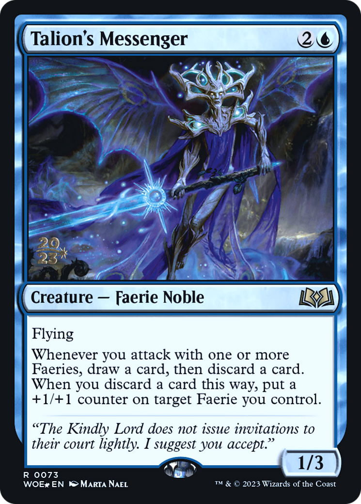 Talion's Messenger [Wilds of Eldraine Prerelease Promos]