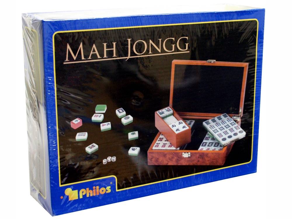 Mahjong Wooden Box Set