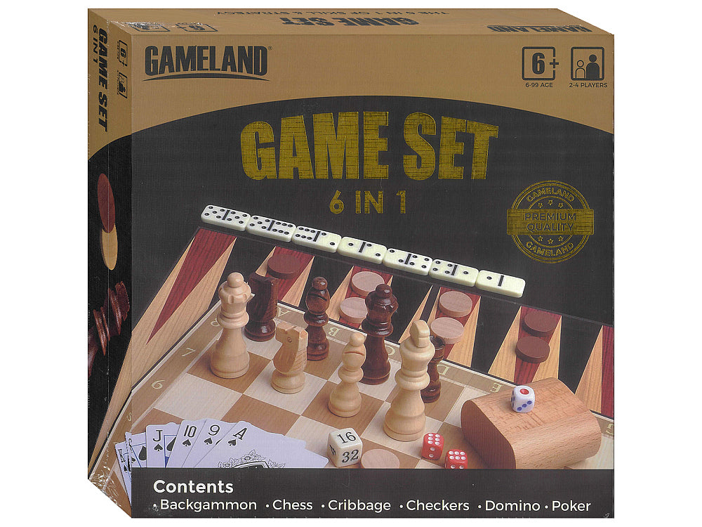 Gameland: 6 in 1 Game Set