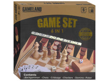 Gameland: 6 in 1 Game Set