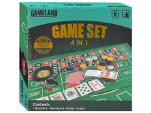 Gameland: 4-in-One Game Set