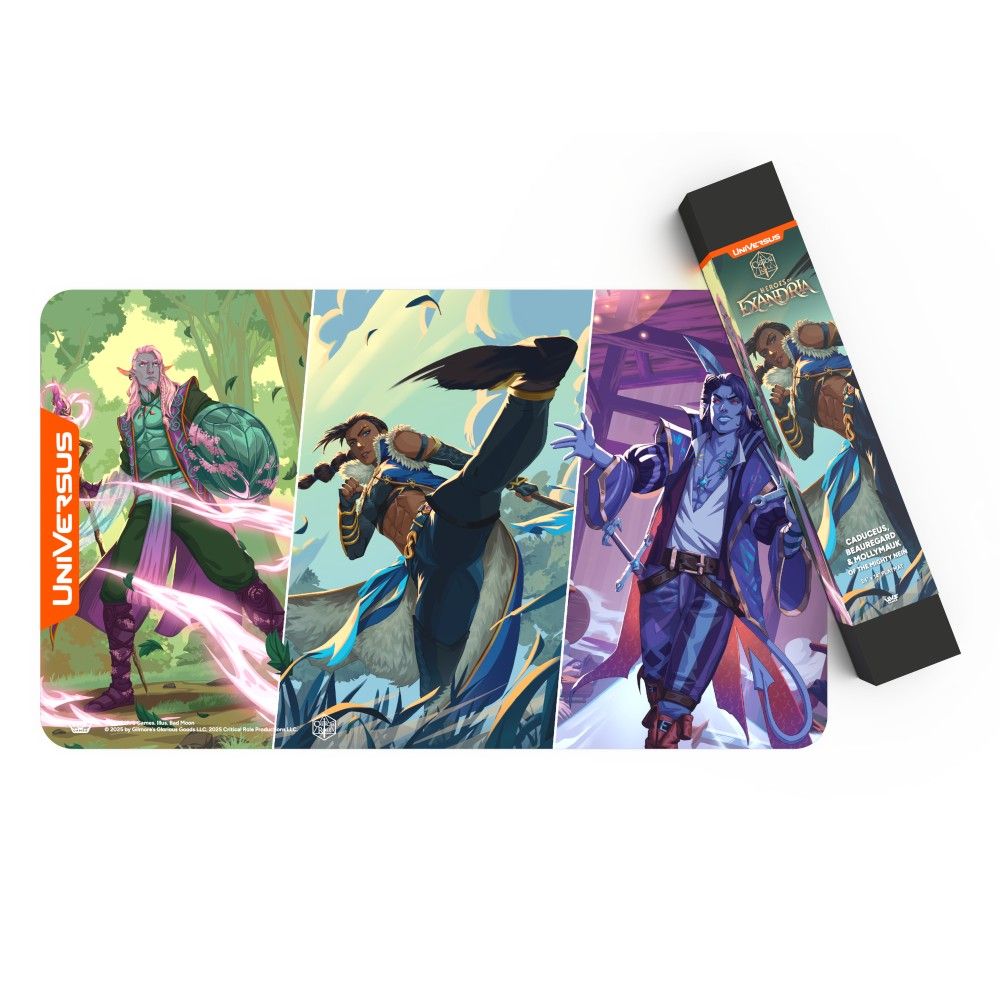 Universus Playmat - Critical Role: Heroes of Exandria (Caduceus, Beauregard, and Mollymauk)